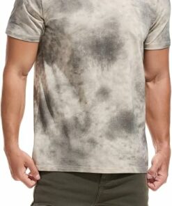 Alternative view of Beige Grey Hipster Hiphop Tees MA37