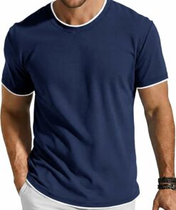 Casual Crew Neck Men's Tees MA55