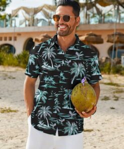Alternative view of Coconut Tree Summer Beach Shirts MA43