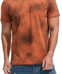 Alternative view of Dark Orange Hipster Hiphop Tees MA35