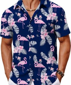 Flamingo Summer Beach Shirts MA47