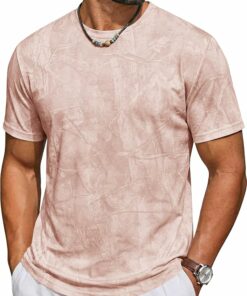 Light Pink Short Sleeve Graphic T-Shirt MA56