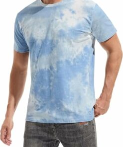 Alternative view of Sky Blue Hipster Hiphop Tees MA33