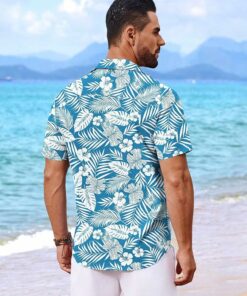 Alternative view of Tropical Aquamarine Summer Beach Shirts MA44
