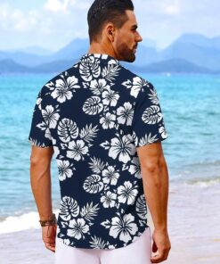Alternative view of Tropical Backyard Flowers Summer Shirts MA41