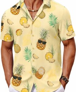 Tropical Pineapple Summer Beach Shirts MA45