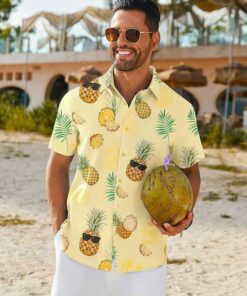 Alternative view of Tropical Pineapple Summer Beach Shirts MA45