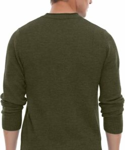 Alternative view of Army Green Soft Casual Sweater MA105