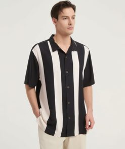 Alternative view of Black Holiday Hawaiian Shirt MA119