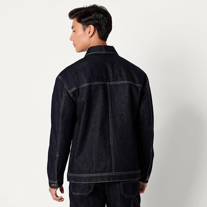 Black Relaxed-Fit Utility Jacket MA123 - Image 2