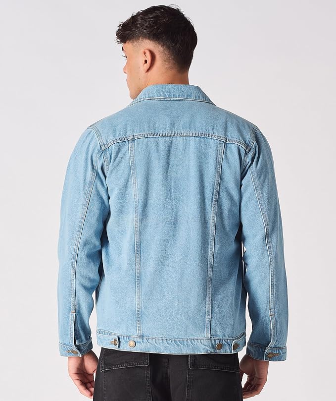 Blue Wash Lightweight Denim Jacket MA142 - Image 2