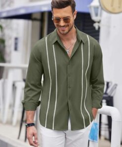 Alternative view of Casual Button Down Shirt MA113