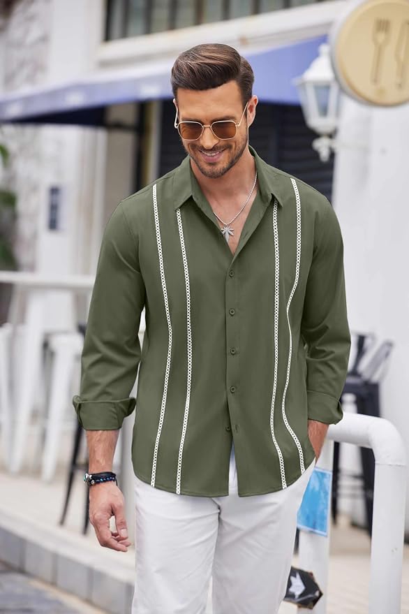 Casual Button Down Shirt MA113 - Image 2