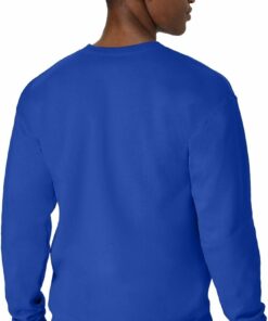 Alternative view of Deep Royal Fleece Crewneck Sweatshirt MA95