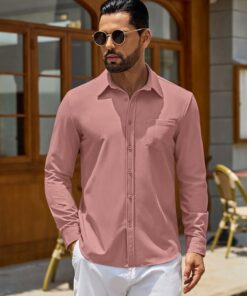 Alternative view of Dusty Pink Regular Denim Shirt MA115