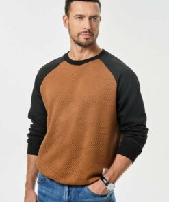 Alternative view of Geometric Graphic Casual Pullover Sweatshirts MA148