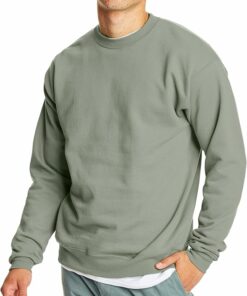 Green Fleece Crewneck Sweatshirt MA91