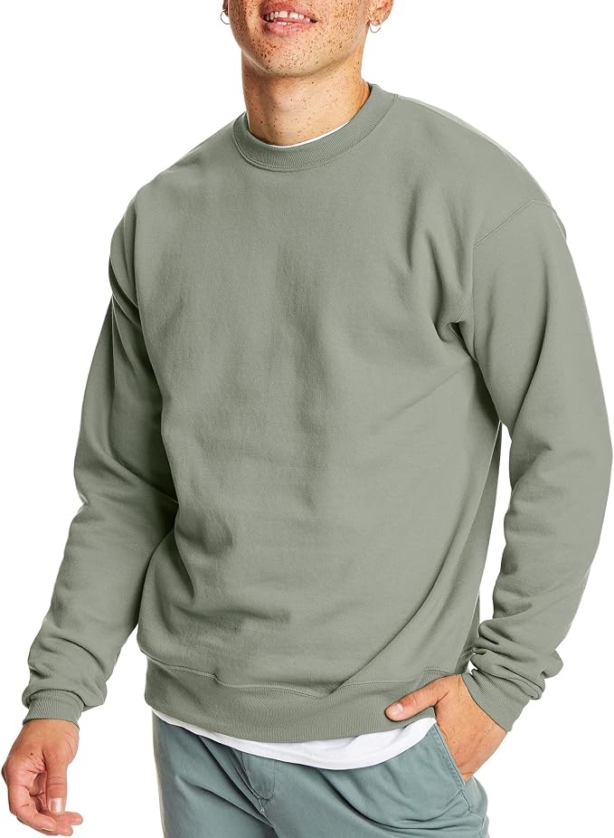 Green Fleece Crewneck Sweatshirt MA91