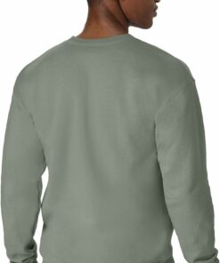 Alternative view of Green Fleece Crewneck Sweatshirt MA91