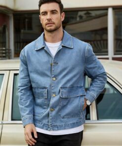 Alternative view of Heritage Blue Denim Jean Jacket MA126