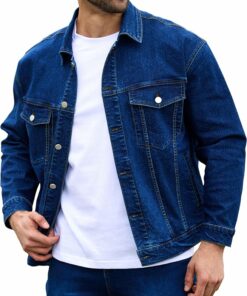Men Trucker Jean Jacket MA144