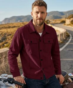 Alternative view of Men's Casual Lightweight Cotton Jacket MA138