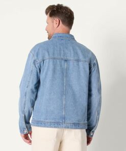 Alternative view of Men's Heavyweight Rigid Denim Jacket MA122