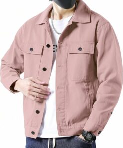 Pink Lightweight Cotton Jacket MA135