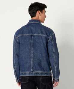 Alternative view of Tinted Medium Blue Utility Jacket MA121