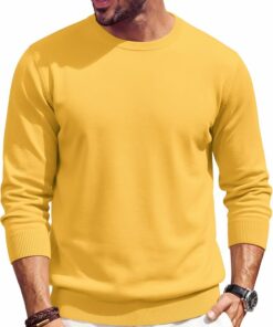 Yellow Lightweight Casual Sweater MA108